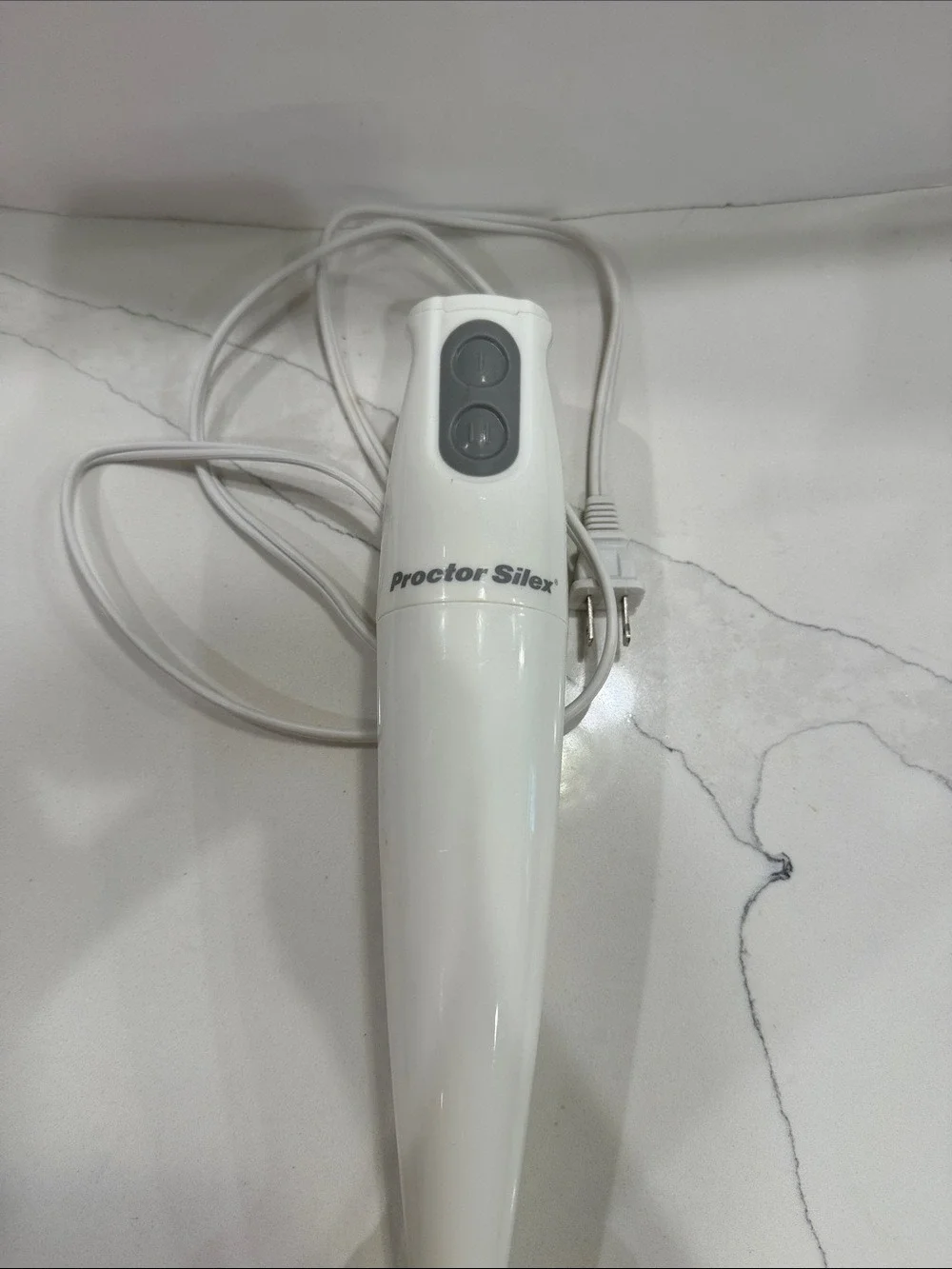 Proctor Silex White 2-Speed Immersion Hand Blender Model 59738 Like new